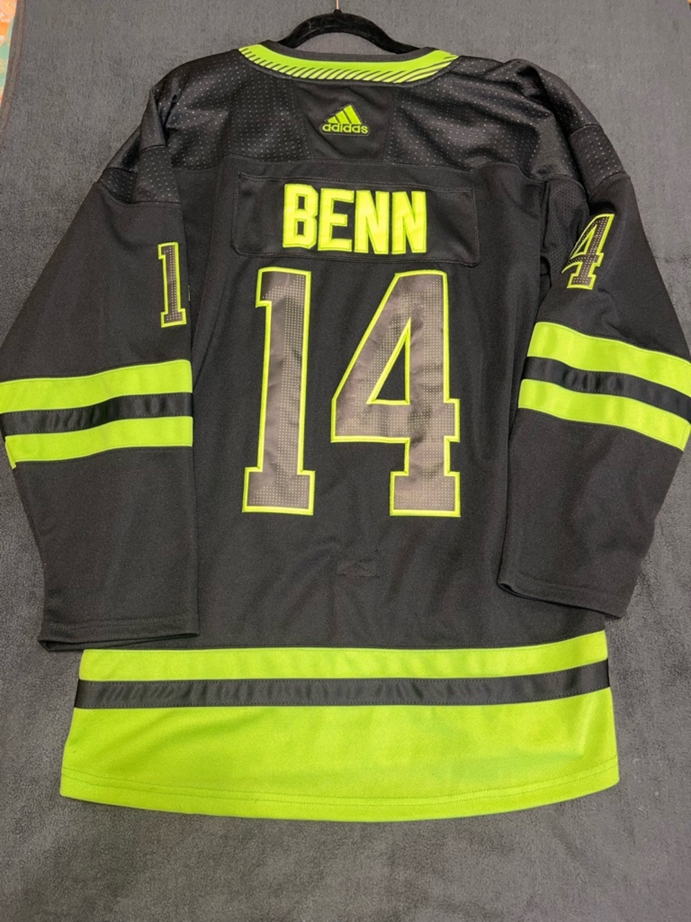Adidas Dallas Stars Blackout NHL #14 Jamie BENN. Size 54. Havnt tried to clean